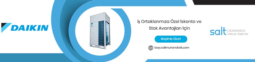 Daikin VRV Güncel Fiyat Listesi