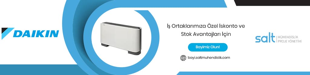 Daikin Kasetli Döşeme Tipi VRV İç Ünite Güncel Fiyat Listesi