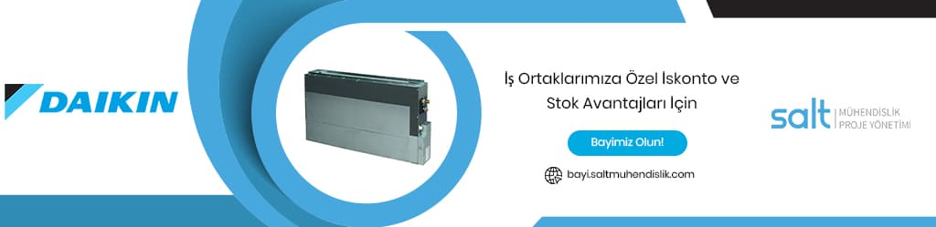 Daikin Düşük Statik Basınçlı Gizli Tavan Tipi VRV İç Ünite Güncel Fiyat Listesi